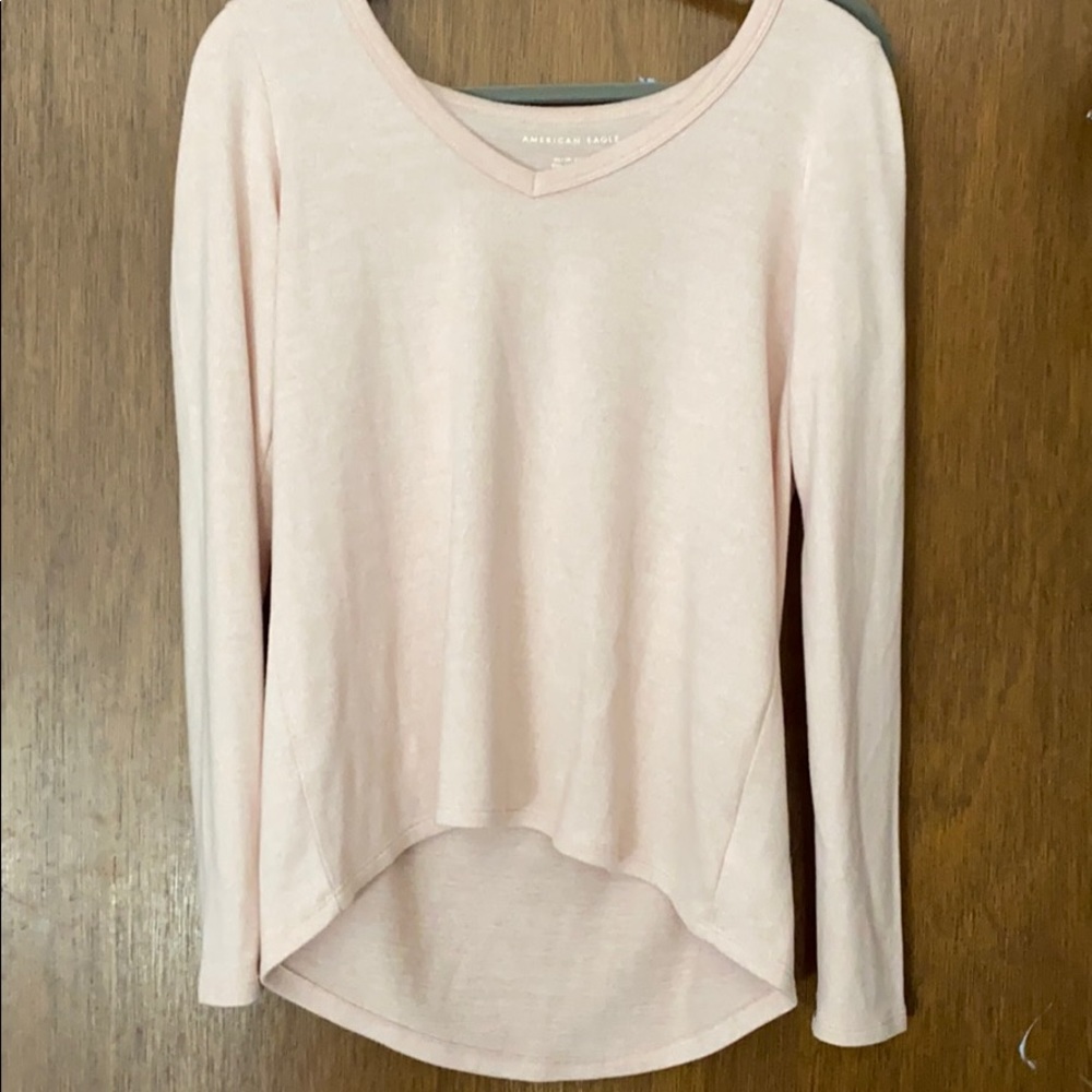 light pink american eagle long sleeve